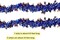 5pcs 33ft Independence Day Tinsel Garland Decoration, Striped Star Tinsel Garland for 4th of July Memorial Day,Patriotic Christmas Tree Decor(Red White and Blue)